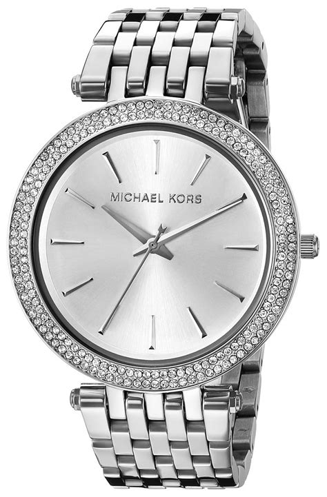 michael kors ladies diamond watch|Michael Kors silver diamond watch.